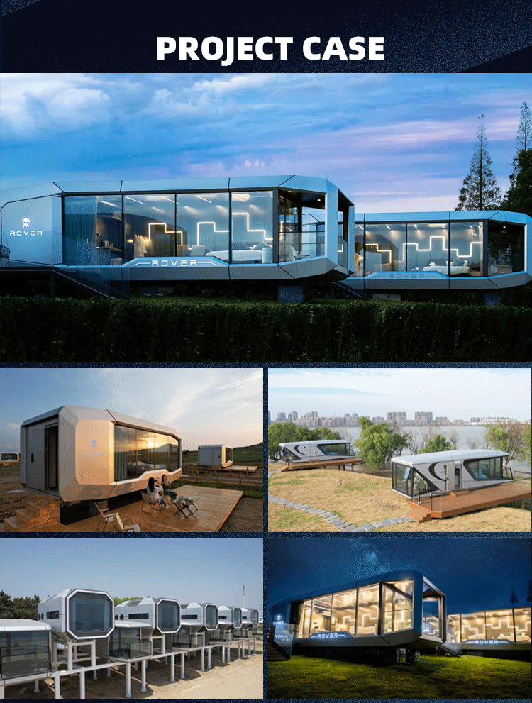 Premium Customizable Space Capsule Pods & Container Homes - Futuristic Architecture