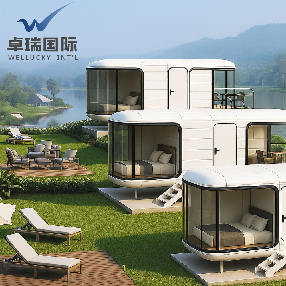 Compact Modular Space Capsule Bed Cabin Prefab Sleeping Pod for Hotel Room Apartment Rental Accommodation