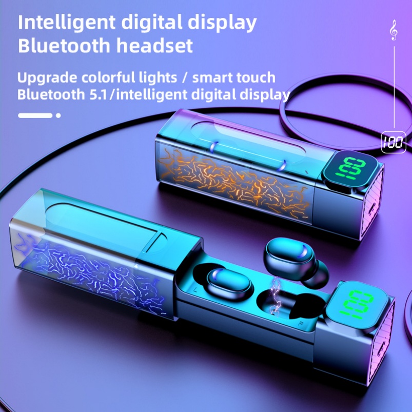 BT 5.1 In-ear Mini TWS Earphone E50 Sport Game Wireless Ear Pods Headset for Android IOS Phone
