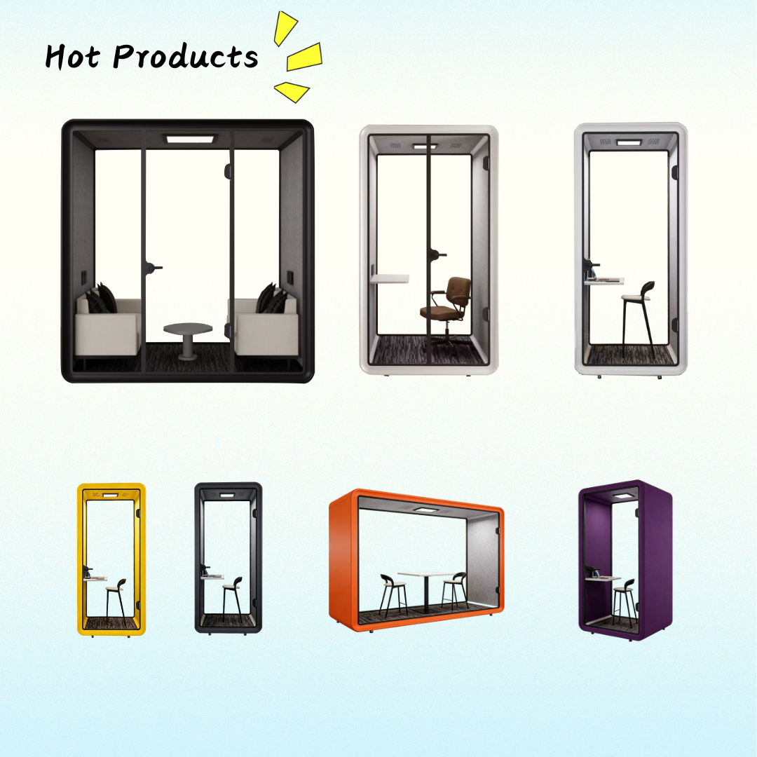 Factory Custom Private Phone Study Silence Soundproof Booth Modern Outdoor Hotel Portable Movable Office Pods Work Pod