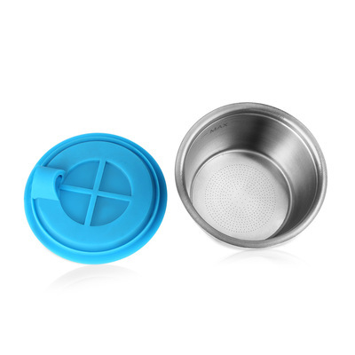 Reusable Stainless Steel Refillable Capsule Pods for Coffee Machines with Durable Metal Mesh Filter Core