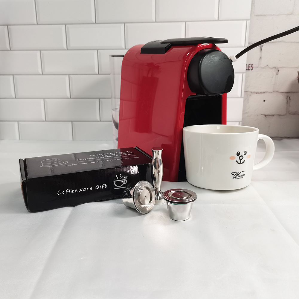 DD2475 Stainless Steel Refillable Coffee Espresso Pods Cafe Reusable Coffee Capsules Kit