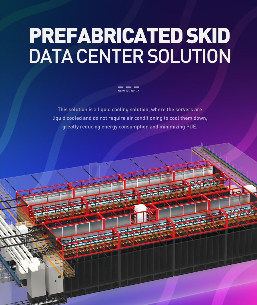 Prefabrication Modular POD IT SKID POD Pre-fabricated Module Data Center