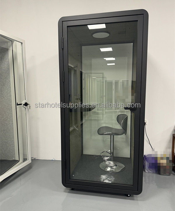 Soundproof Indoor Mobile Smart Private Office Pods with Ventilation System
