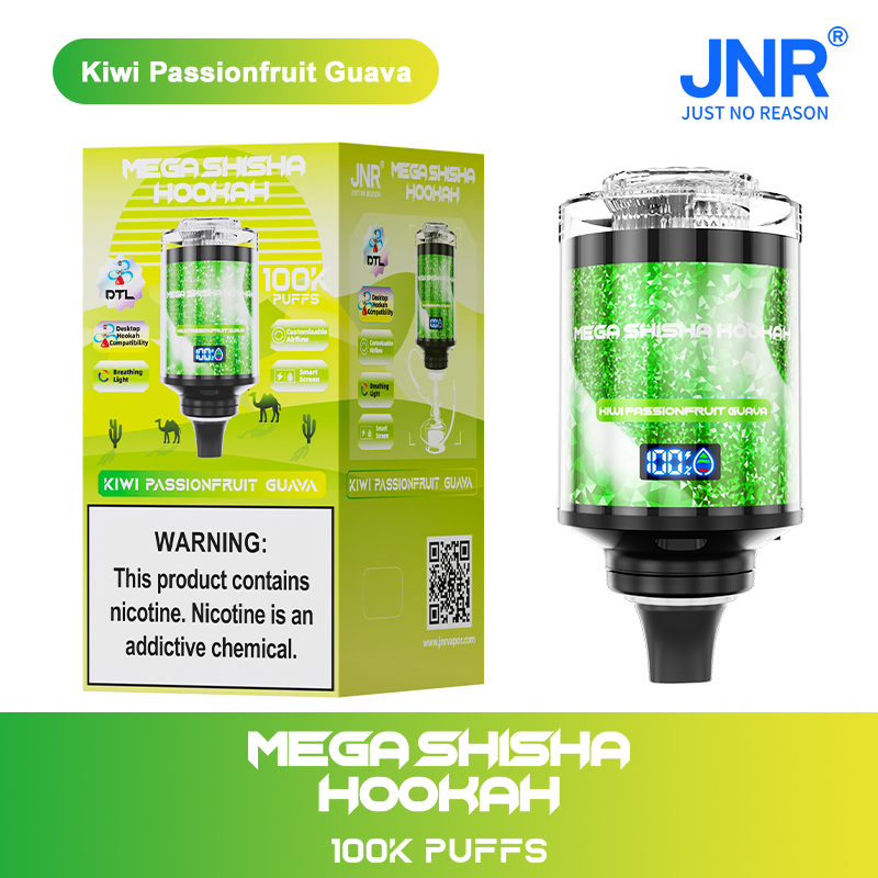 Jnr Mega Shisha Hookah 100K Puff 2025 Hot Sale Wholesale Cheap Eco-Friendly Disposable Vape
