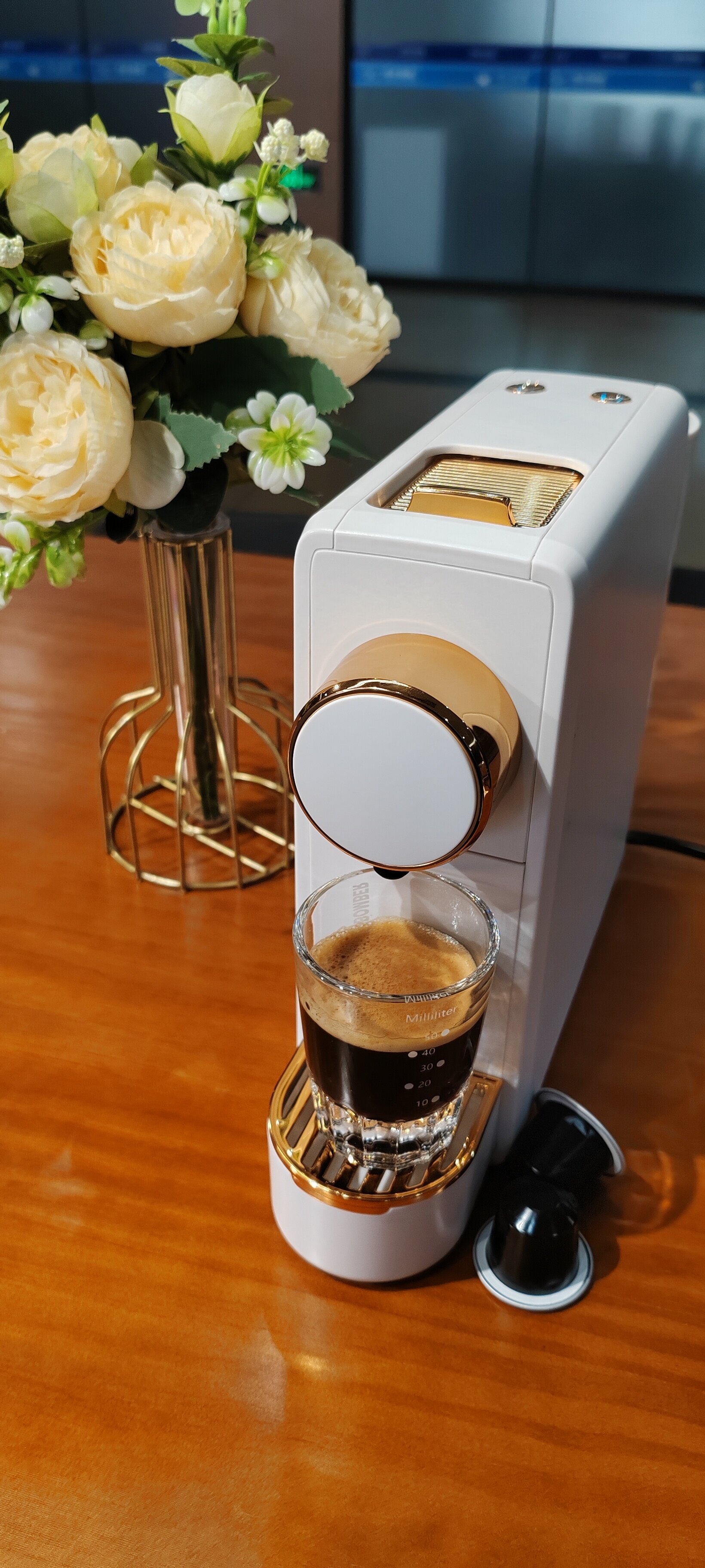 Pod Capsule Coffee Maker Cute Mini Espresso Coffee Maker for Home