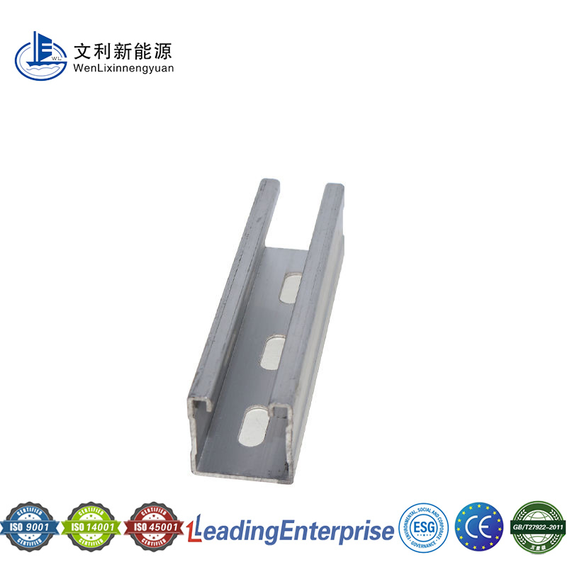 Factory Direct Flat Roof U Channel Photovoltaic Bracket Solar Mounting Easy Install and Quick Assembly for PV Panels