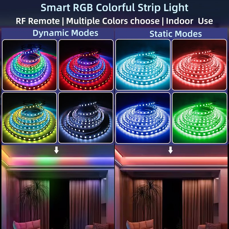 SMD5050 RGB Digital LED Strip Light Pixel 60 72 84 96 144LEDs/M Color Changing Music Sync Chasing Effect App Control Smart Light Strip