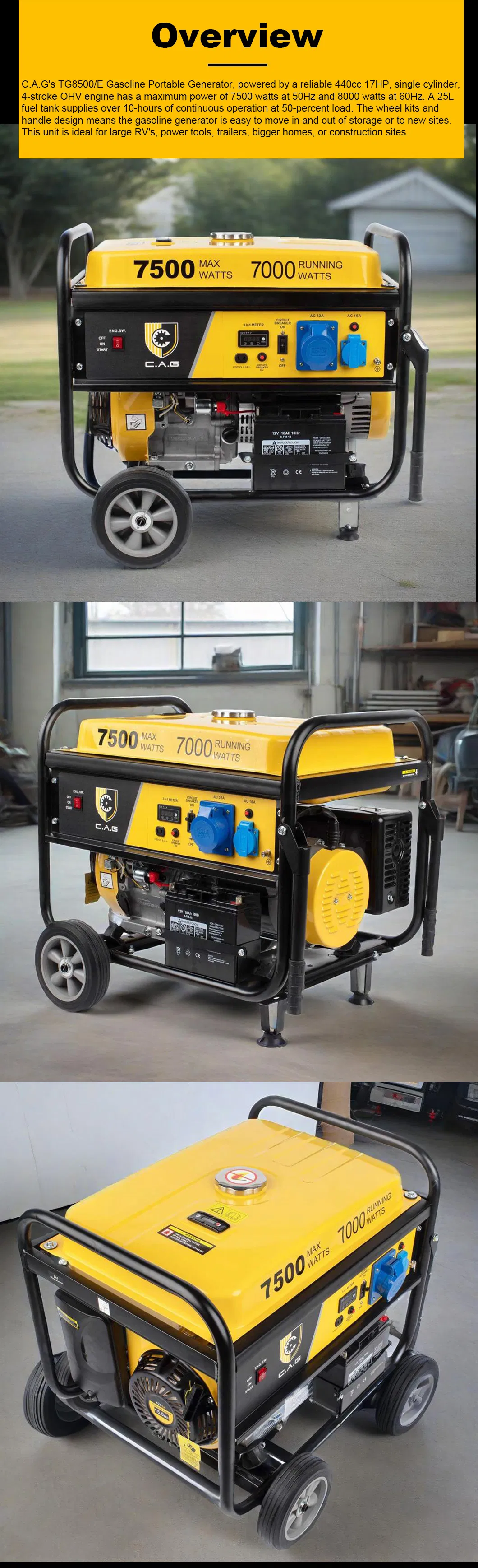 Gasoline Generator View 1