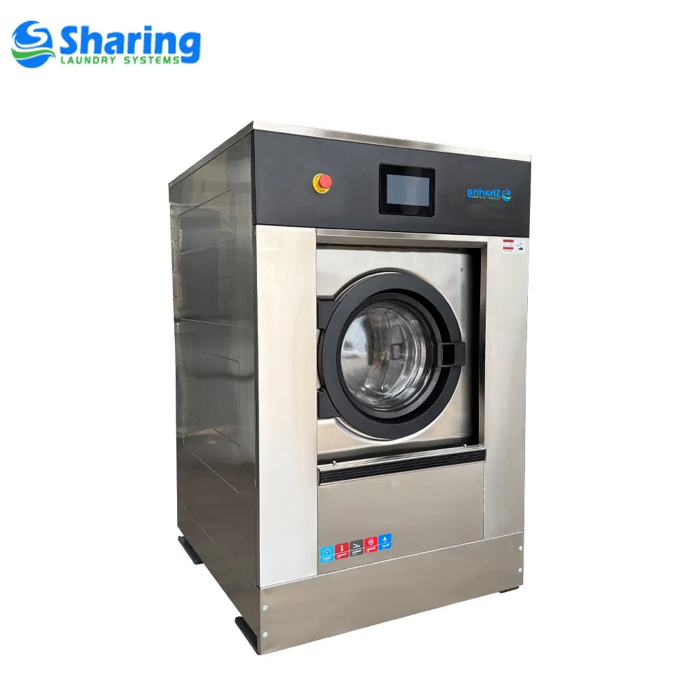 25kg High Efficiency Industrial Soft Mount Washer Extractor Commercial Laundry Washing Machine