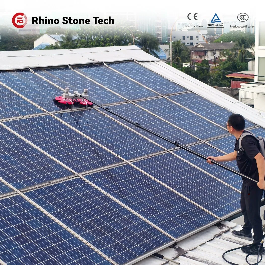 High-Tech Anti-Obstacles High-Pressure Washer for Solar Panels Cleaning, Best Maintenance Solution