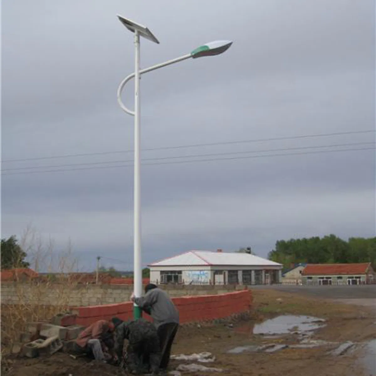 Lumind Solar Street Light Superior Quality Blue Easy Installation Integrated 50W Street Light Solar
