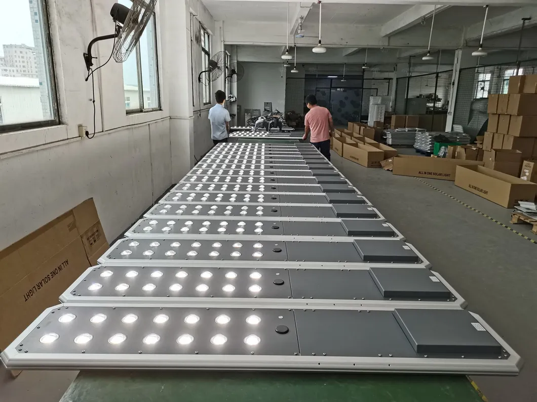Solar LED Street Light Installation