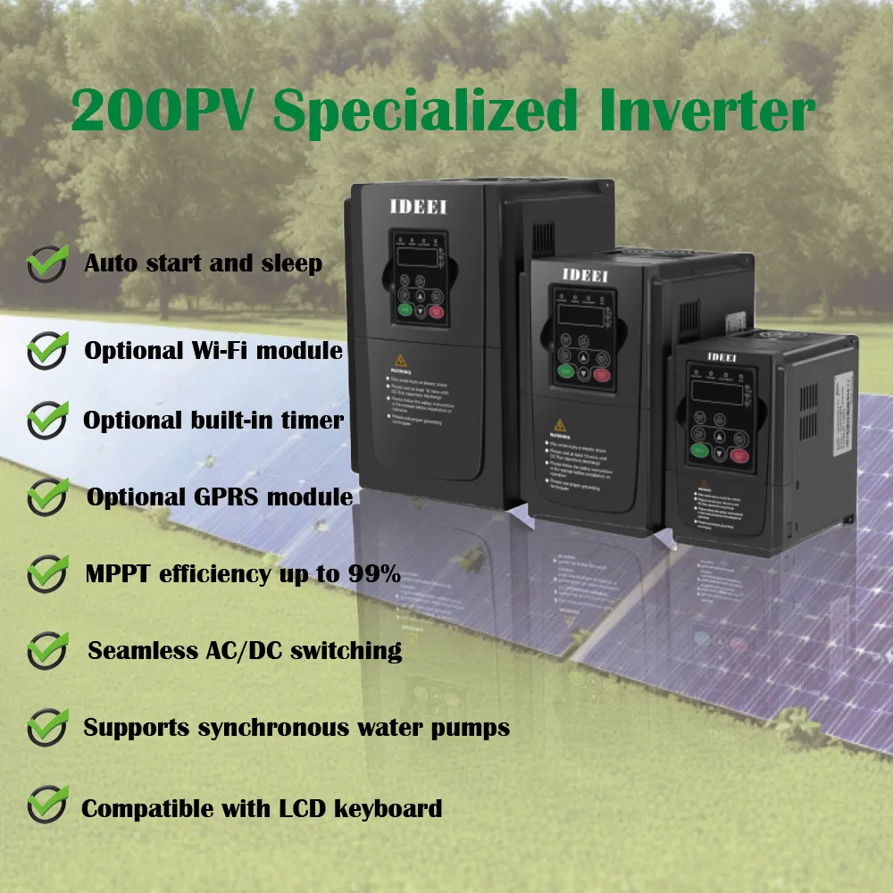 0.75kw-110kw MPPT Solar Water Pump Inverter AC Drive Controller for Agricultural Irrigation Systems