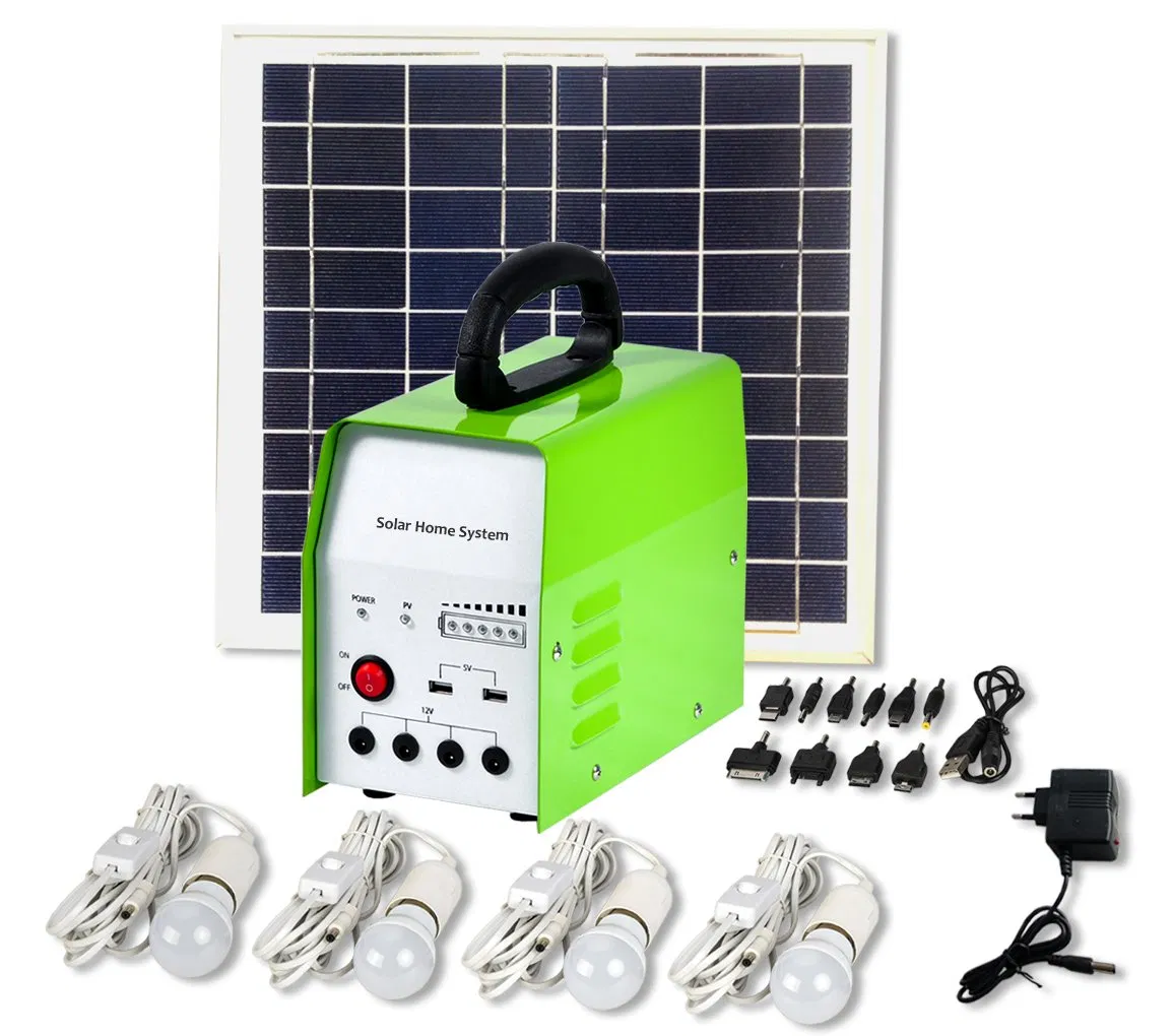 Portable Solar Power System with Solar Panels, Solar Inverter, Solar Battery, Solar Controller