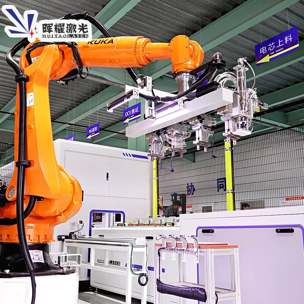 Prismatic Cell Battery Pack Automatic Assembly Line Battery Pack Production Line for Solar Energy Storage