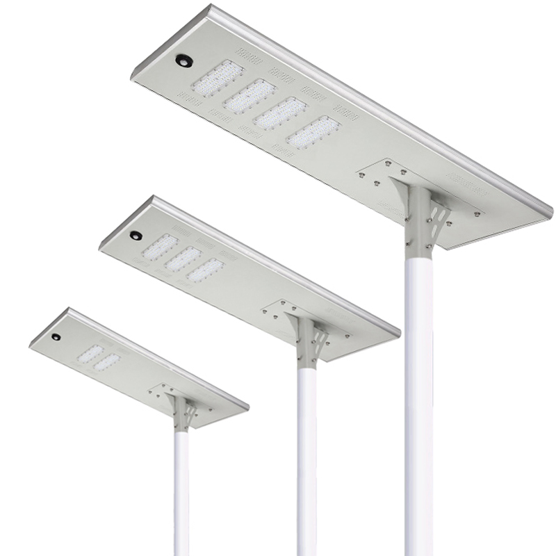 Outdoor Residential All in One 60W Integrated Solar Street Light with Pole