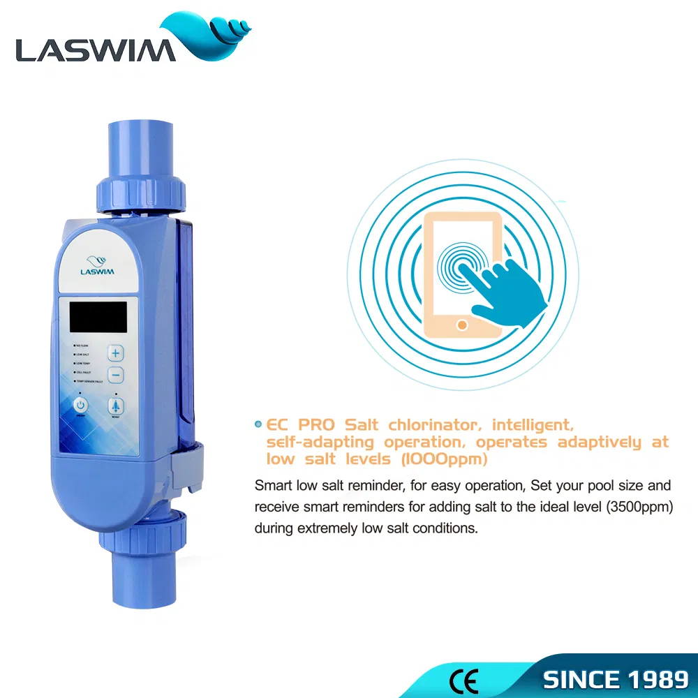 Ec PRO Series Smart Salt Chlorinator APP-Controlled Pool Chlorine Generator with Self-Cleaning &amp; IoT Features