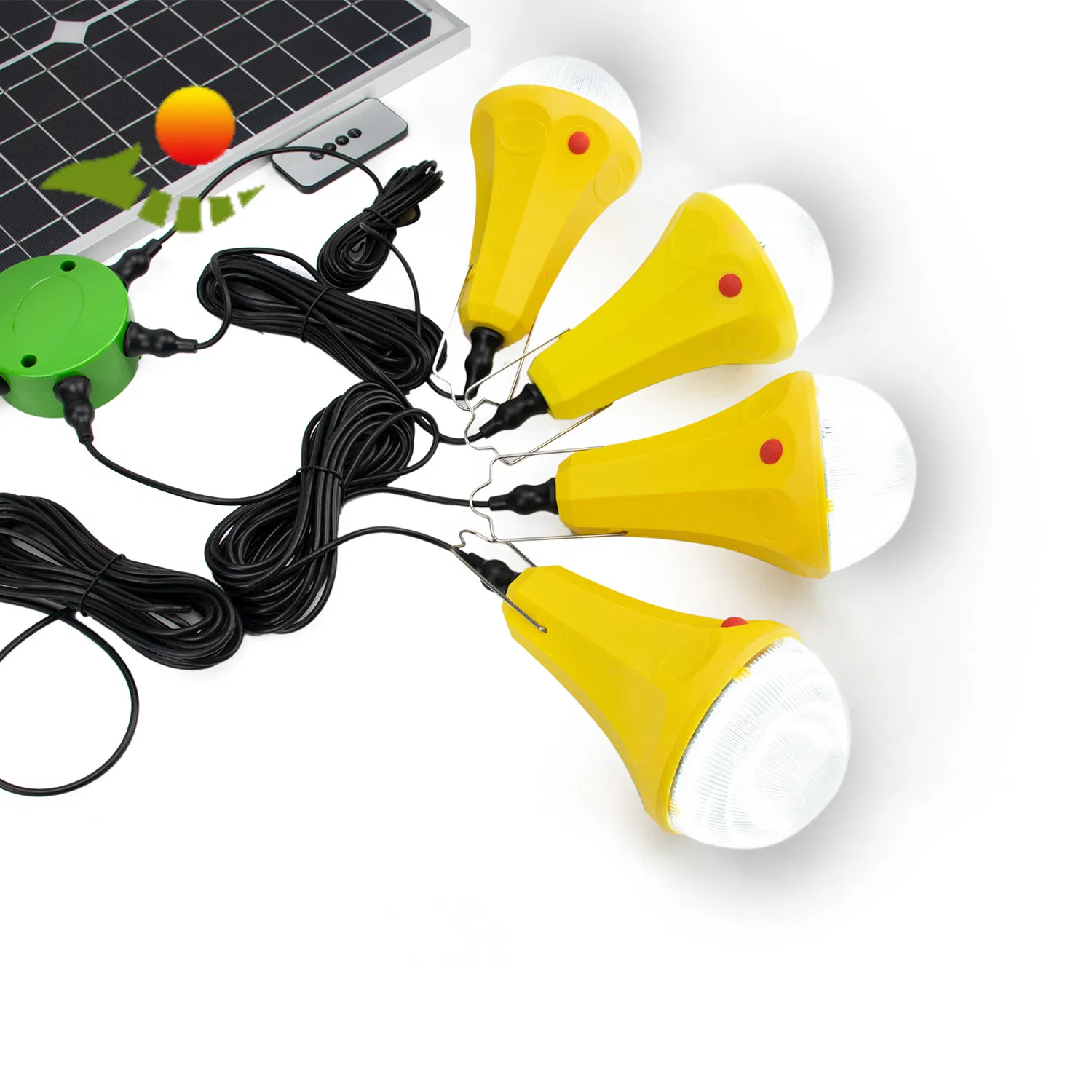 Hot Selling Solar System with 4 LED Lighting for Indoor and Outdoor