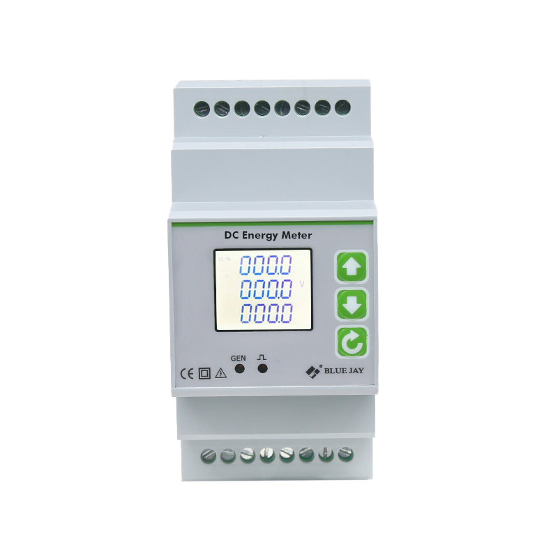 Digital Wattmeter Multifunctional Solar Plant Monitoring DC EV Charger Energy Meter with RS485 Modulus