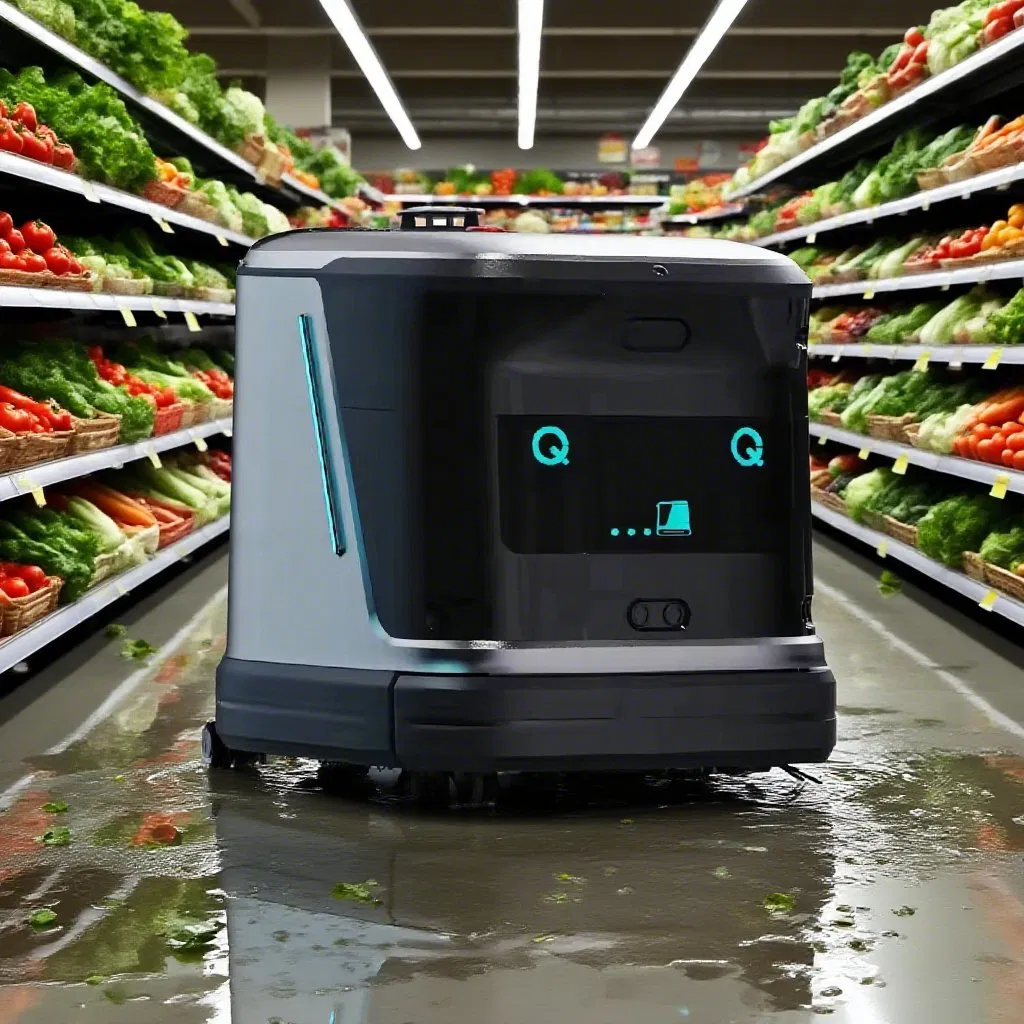 Self-Driven Sweeping Mopping Cleaning Carts Auto-Driver Smart APP Industrial Commercial Robot Vacuum Cleaner