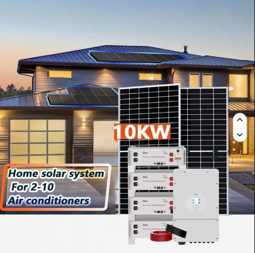 Deye Hybrid Energy Monitoring System Solar 100kw 150kw 120kw 500W on-Grid off-Grid Solar Energy System 1 Megawatt Solar System