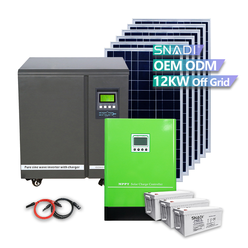 Snadi 3kw 5kw 10kw 15kw 20kw Power Station Complete Hybrid Solar System off Grid Home Solar Energy System