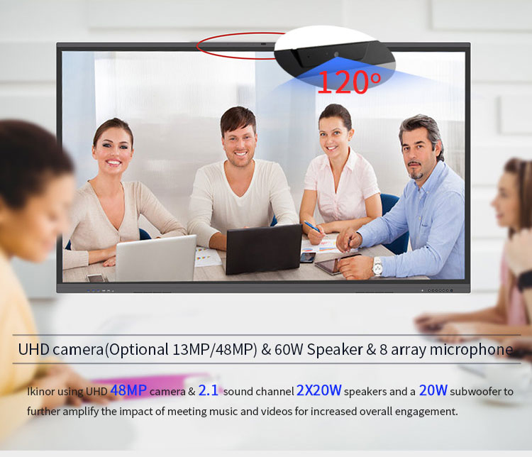 75 Inch Smart LCD Multi Touch Screen Digital Electronic Interactive Whiteboard