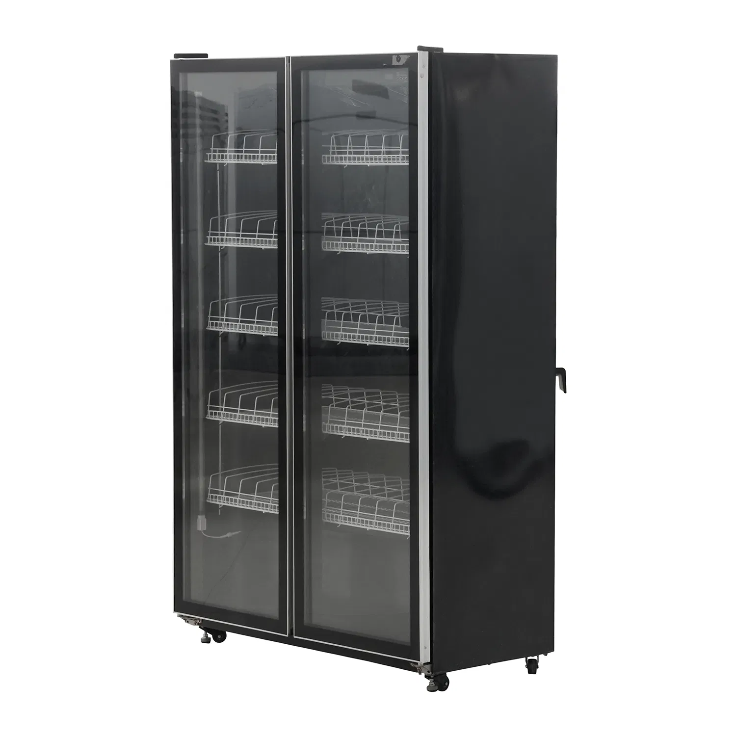 Commercial Vertical Wine Beverage Cooler Refrigerator Glass Door Display Showcase Refrigerator