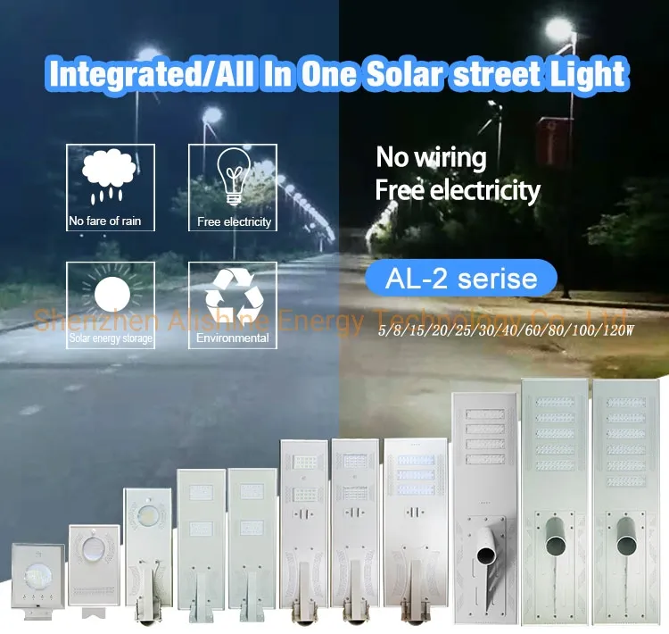 High Brightness 30W Solar Street Lamp LED Garden Lighting