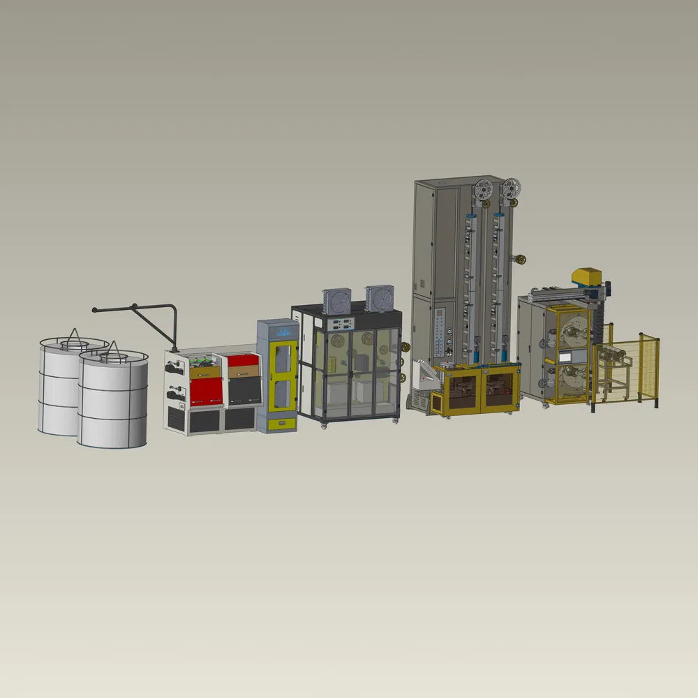 Ultra Low Yield Strength Automatic Solar Cell Ribbon Processing Line