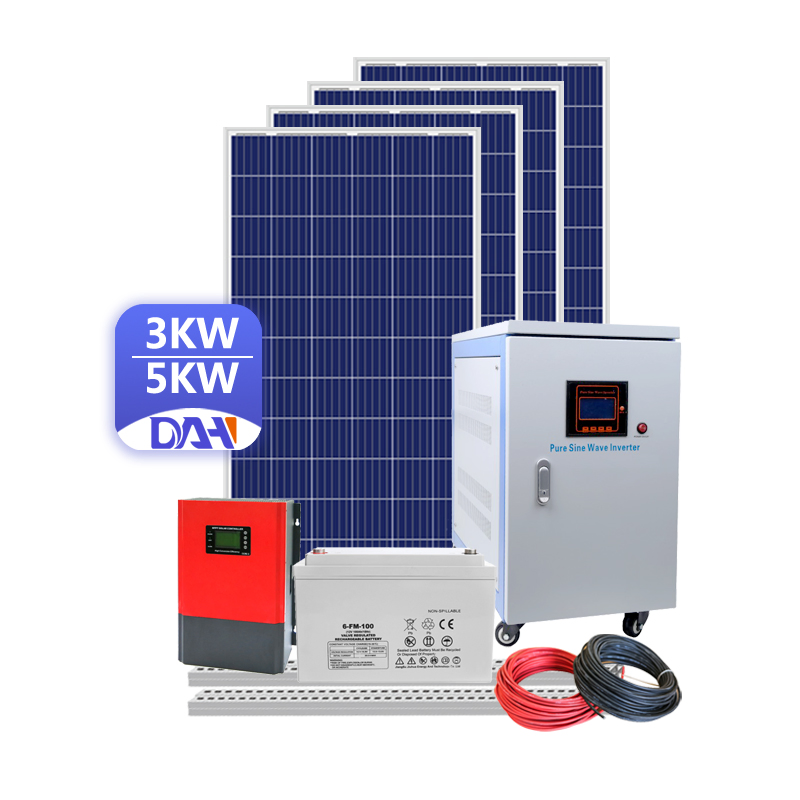 Hybrid Solar Systems 10kw Water Pump Solar System Irrigation Dah Solar Panel System