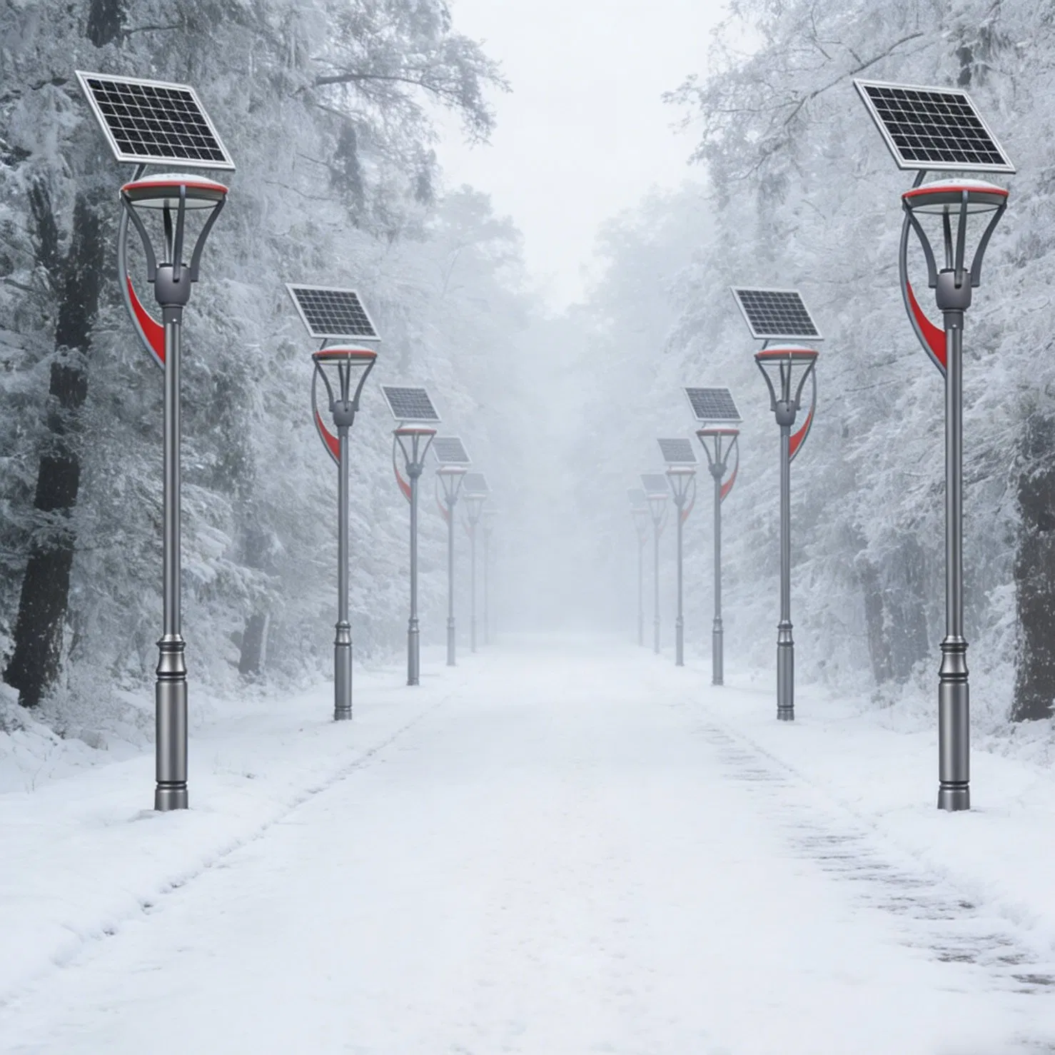 Compact Integrated Solar Street Light with Easy Installation Design
