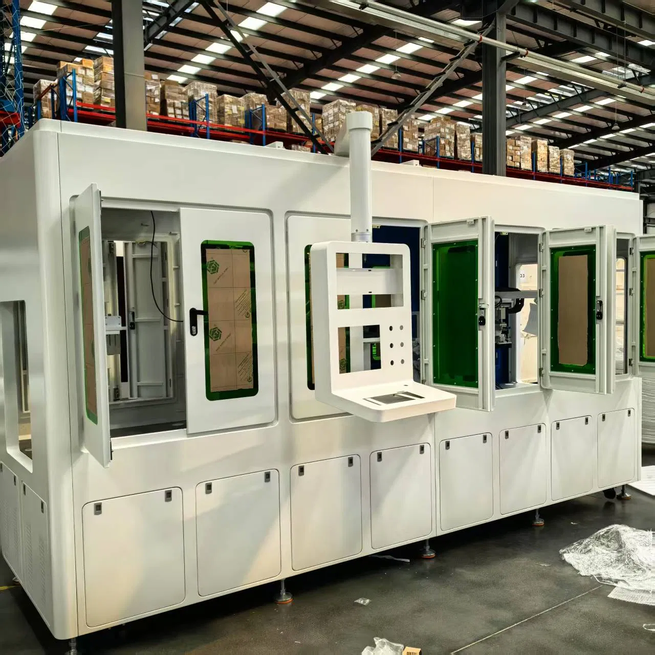 High-Speed Reliable Automated Assembly Line for Energy Storage Pack (100% Inline Inspection)