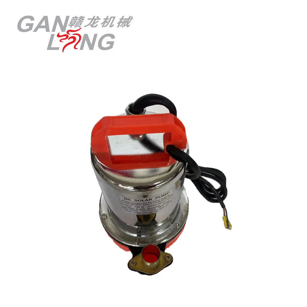 Factory Direct Portable Hot Sale 12V 200W Solar Powered DC Submersible Water Pump