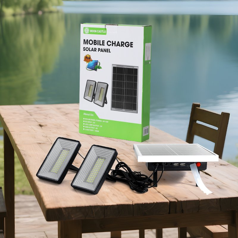 20W/30W/100W off-Grid Renewable Solar Energy Home System with Bulbs and Mobile Phone Chargers for Remote Districts