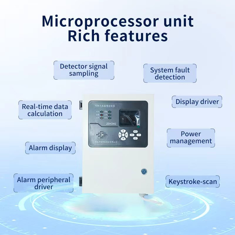 Commercial Gas Alarm Controller with Stm32 MCU &amp; Automatic Device Startup Function