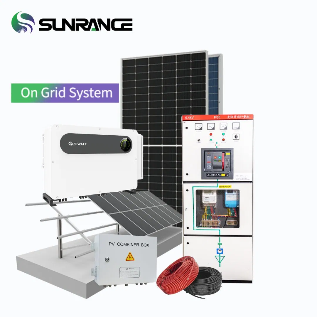 Sunrange Premium 100kw 150kw 200kw Solar Energy Solutions for Homes
