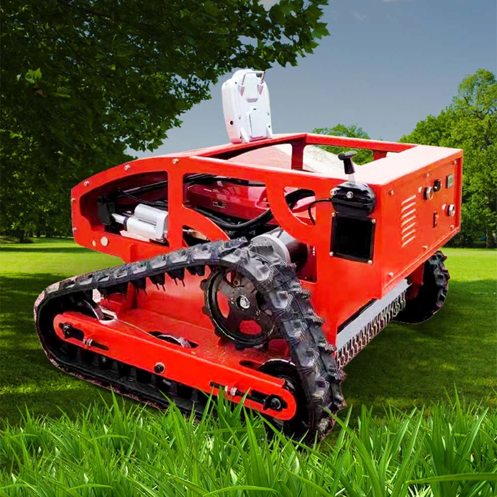 Agricultural Garden Automatic Portable Grass Cutter Smart Cutting Machine Mini Small Gasoline Crawler Tractor Electric Petrol Remote Control Robot Lawn Mower