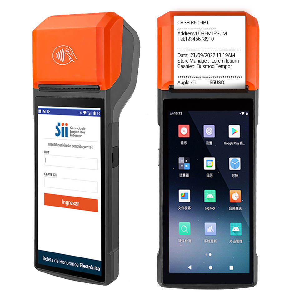 Android 14.0 OS Smart Mobile Takeaway Handheld POS Terminal with NFC Reader R330 Plus