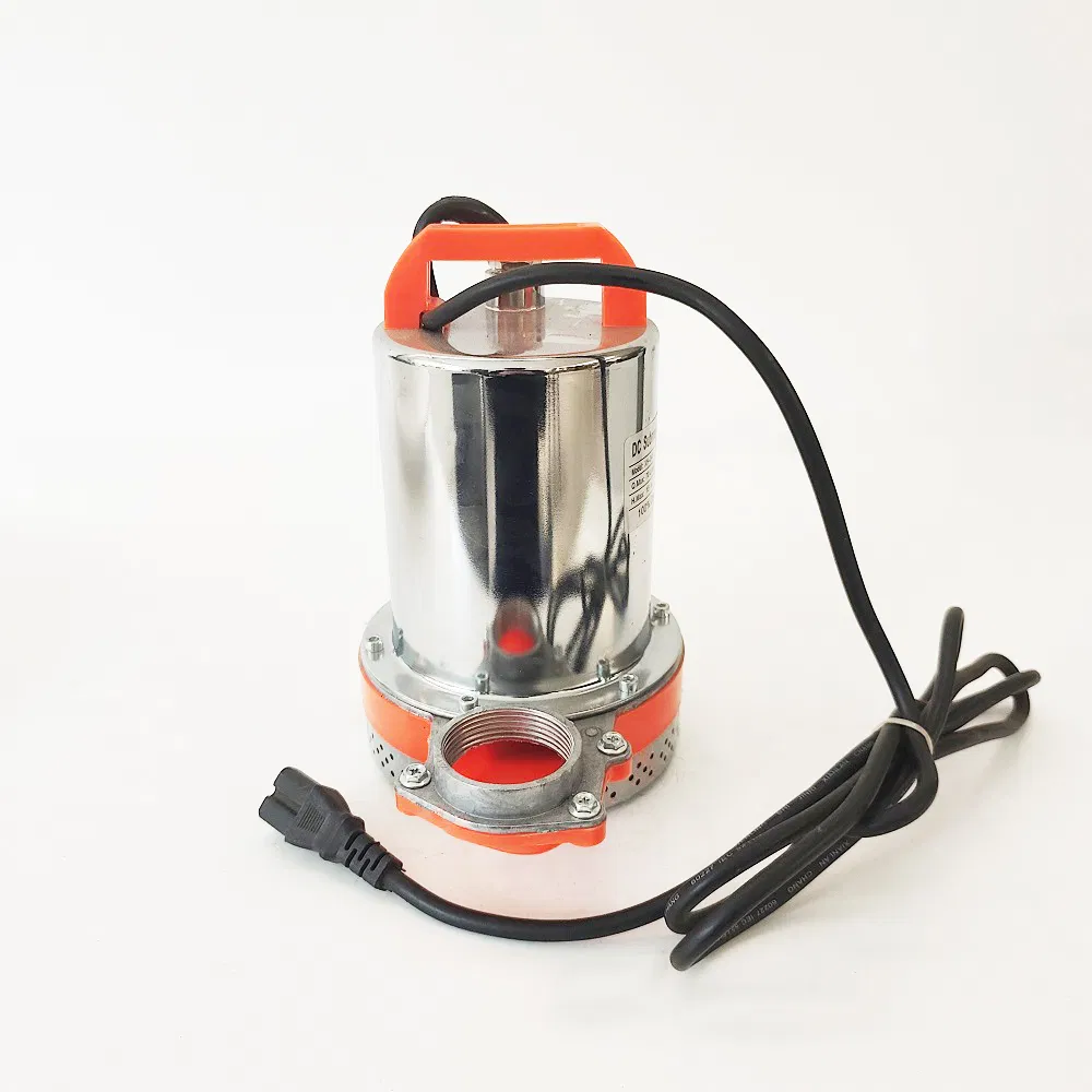 Bomba Submersivel Mini Solar DC 12V/24V/48V Portable Submersible Water Pump