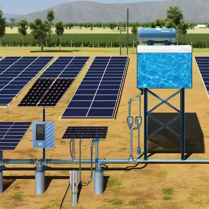 48V DC Solar Water Pump 1HP 1.5HP 2HP HP Submersible Water Pump System for Irrigation Water Treatment