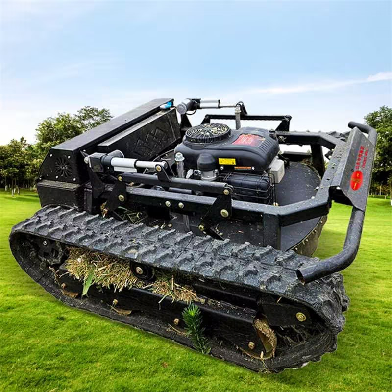 Agricultural Garden Automatic Portable Grass Cutter Smart Cutting Machine Mini Small Gasoline Crawler Tractor Electric Petrol Remote Control Robot Lawn Mower