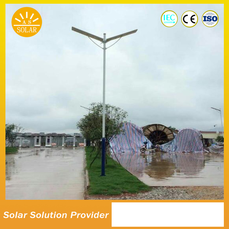 Easy Installation Intelligent 50W 60W 70W All in One Integrated Solar Street Lights with Sensor