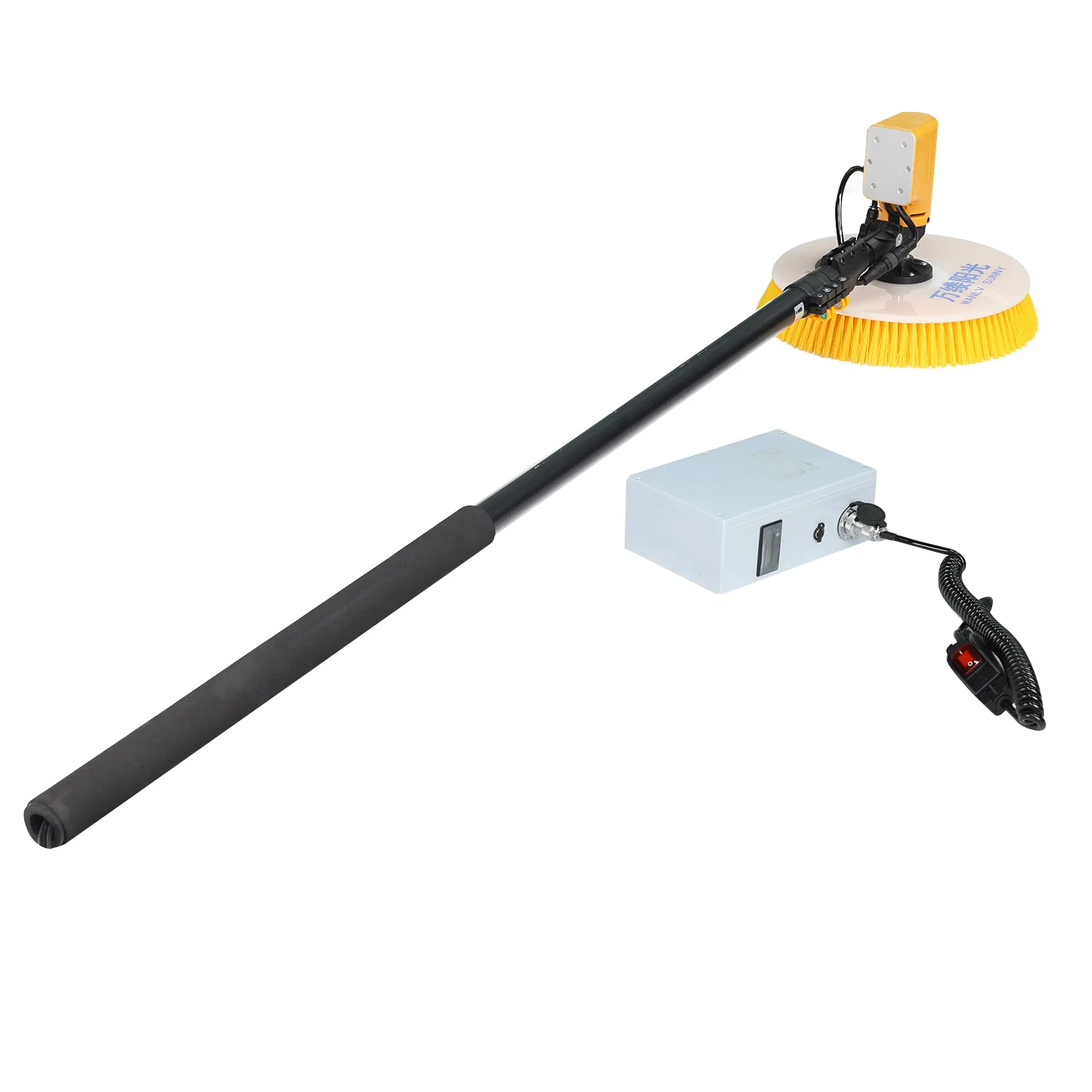 High-End Single-Head Rotary Brush with Water Pump for Solar Panels Cleaning
