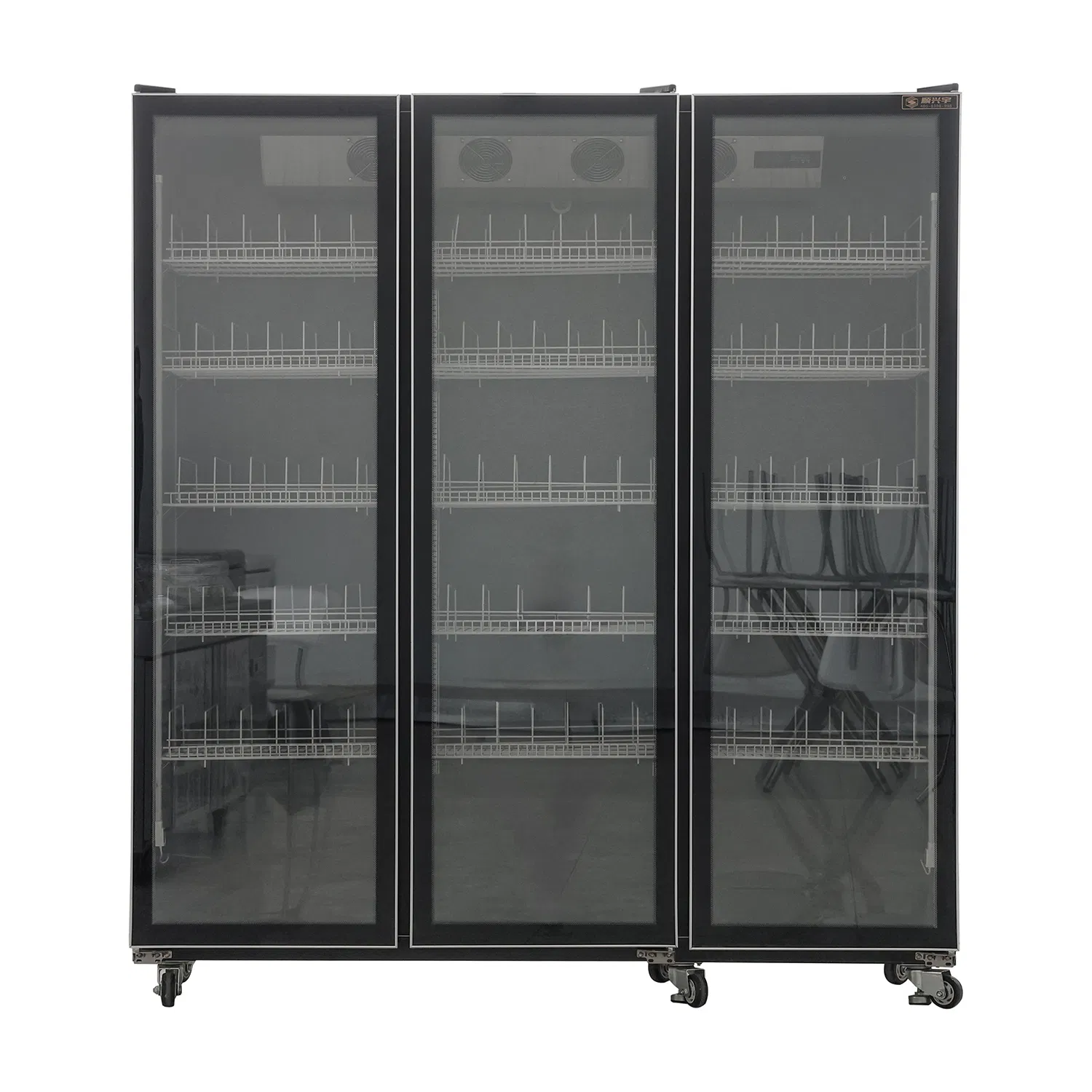 Commercial Vertical Wine Beverage Cooler Refrigerator Glass Door Display Showcase Refrigerator