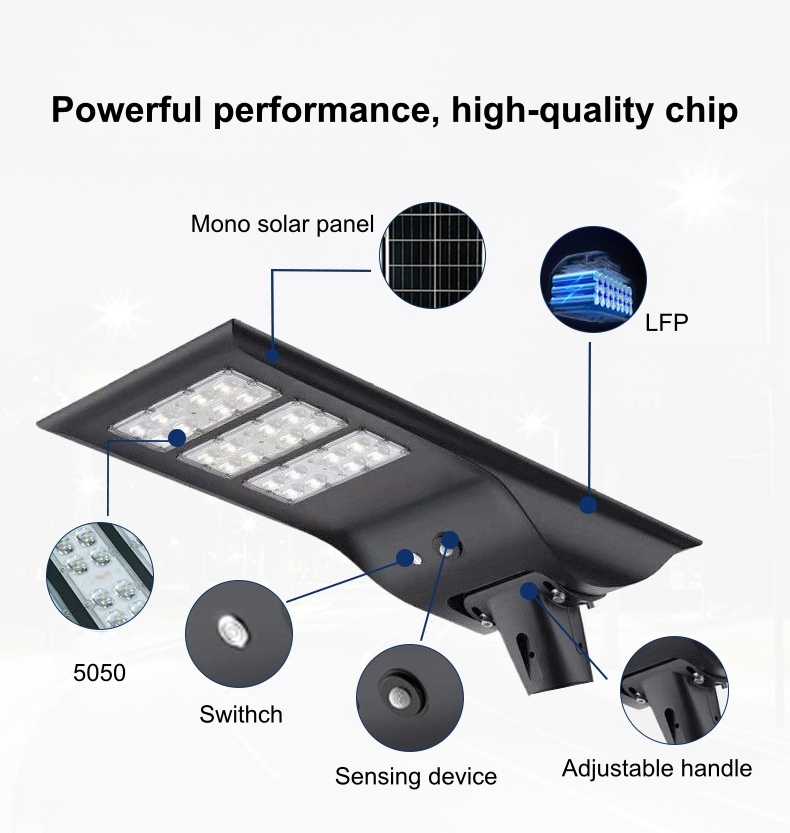 Easy Installation Die-Cast Aluminum Solar LED Street Light