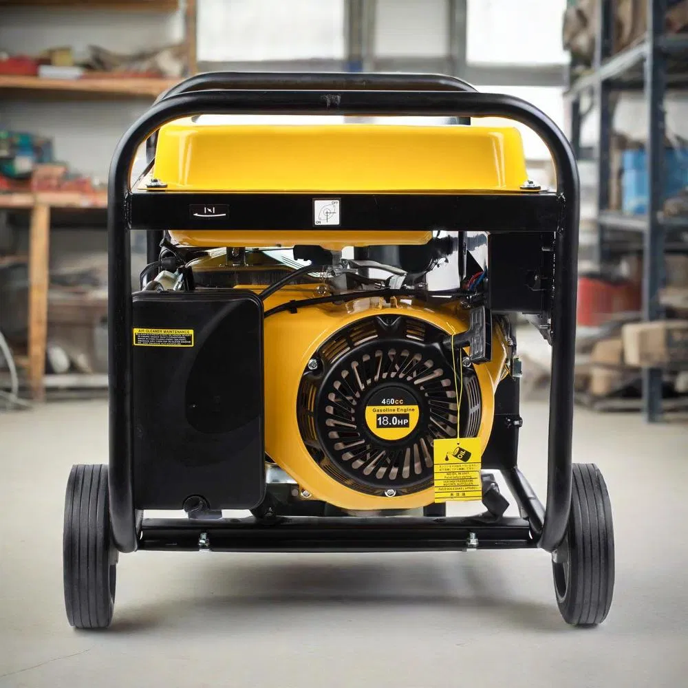 5500W 6500W 7500W 8500W Portable Petrol Engine Gasoline Generator 220V 380V with Electric Starter Commercial Use