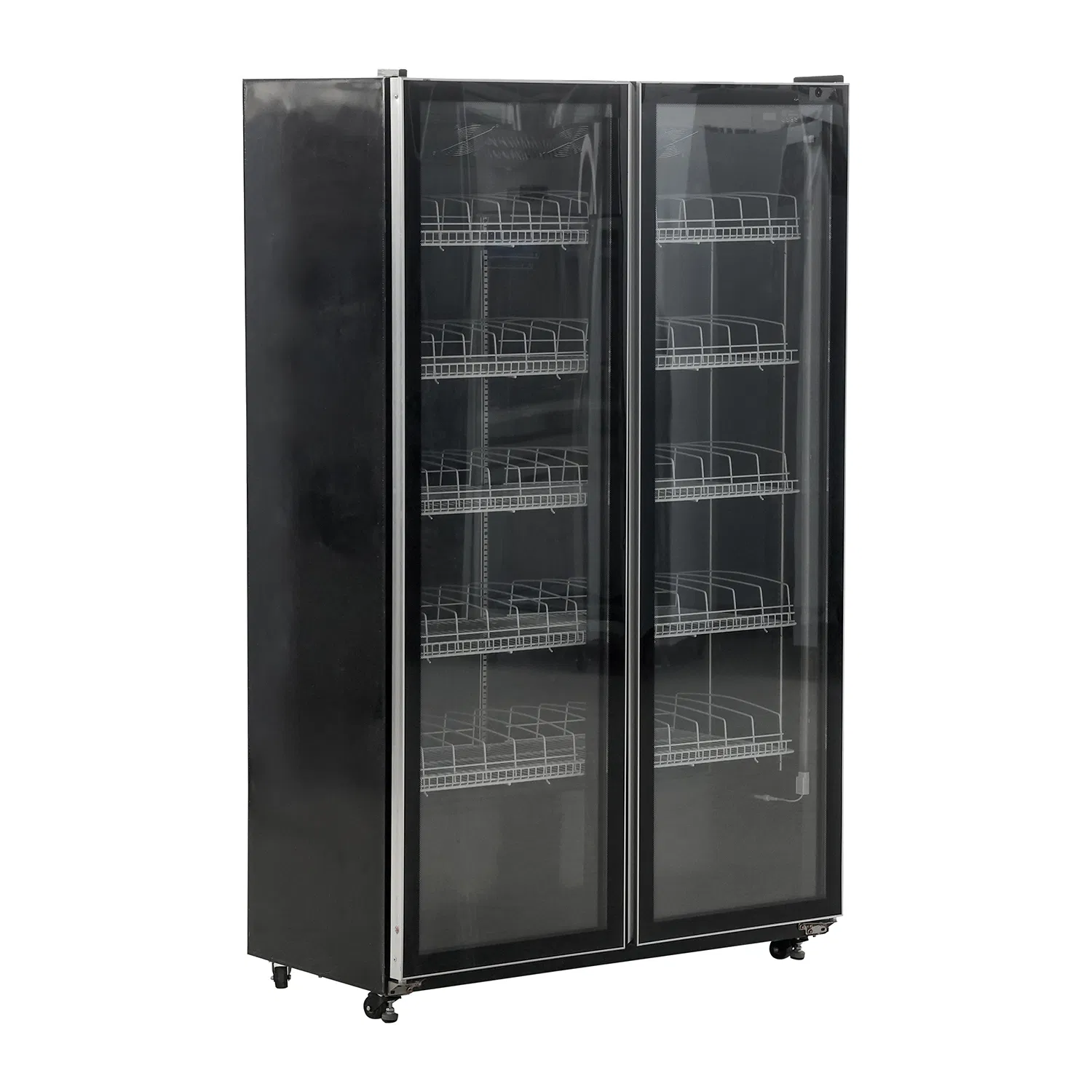 Commercial Vertical Wine Beverage Cooler Refrigerator Glass Door Display Showcase Refrigerator