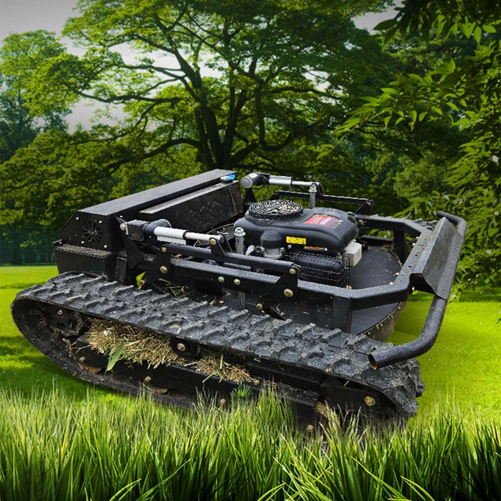 Agricultural Garden Automatic Portable Grass Cutter Smart Cutting Machine Mini Small Gasoline Crawler Tractor Electric Petrol Remote Control Robot Lawn Mower